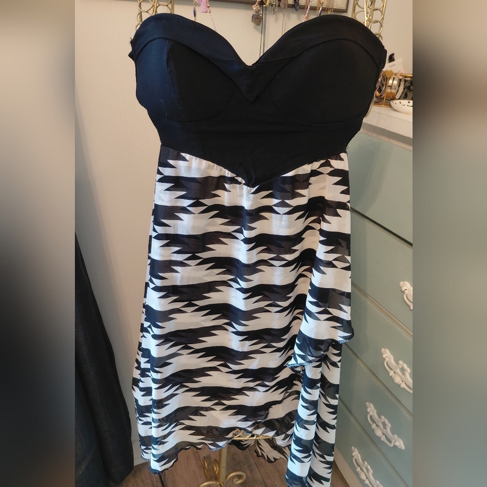 Heart Shaped Hi Low Dress